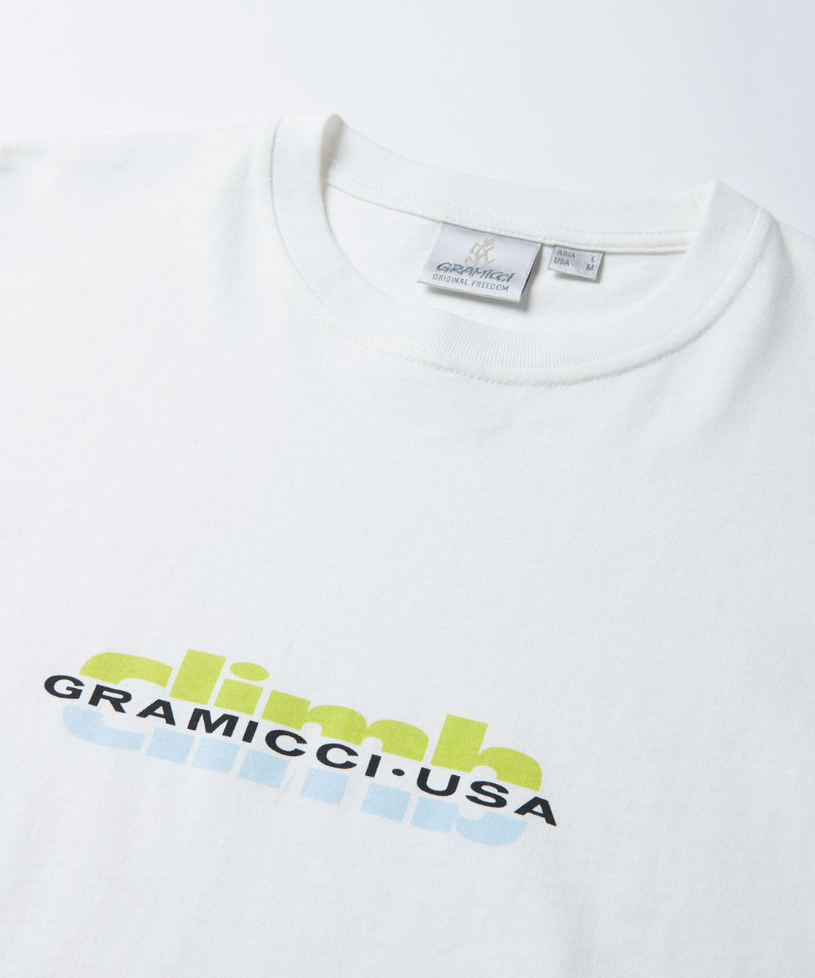 CLIMB TEE / WHITE fra Gramicci