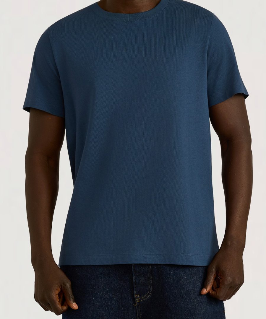 True Heavy Boxy Fit Tee Midnight Blue