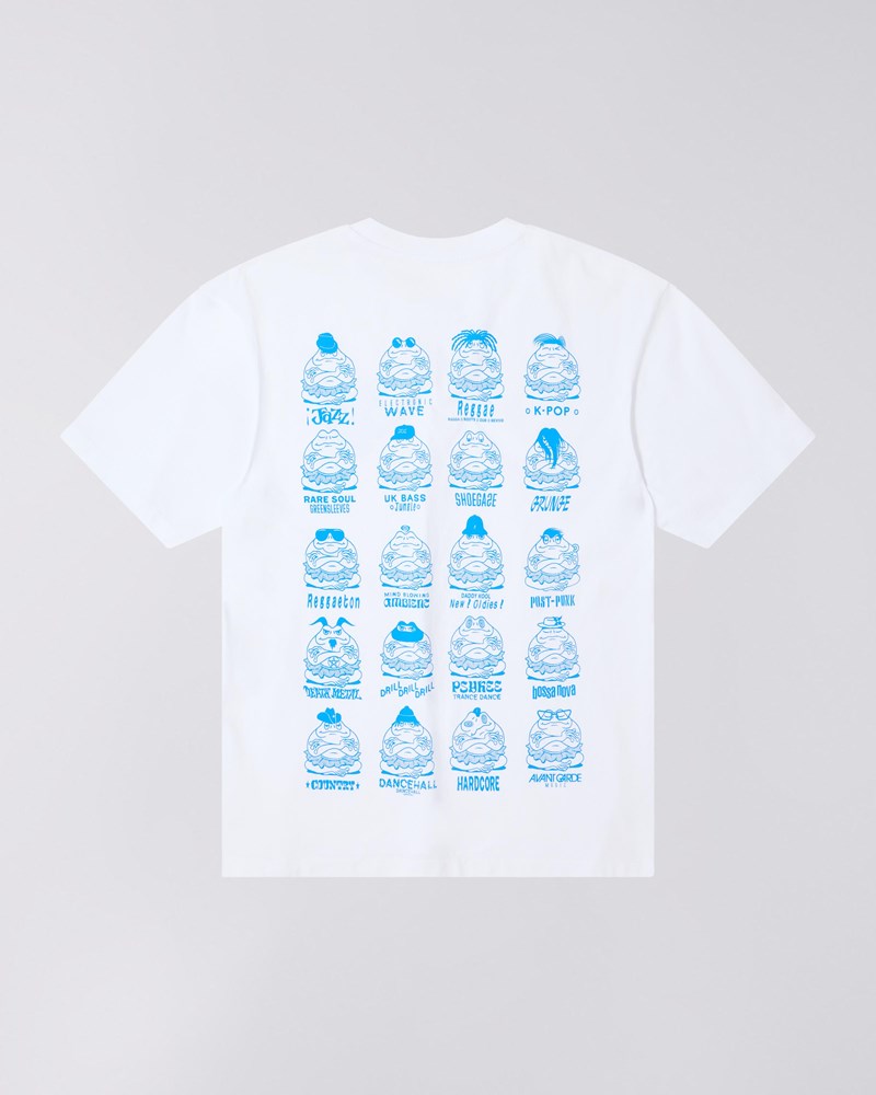 Edwin EMC Various T-shirt - Hvid Oversized