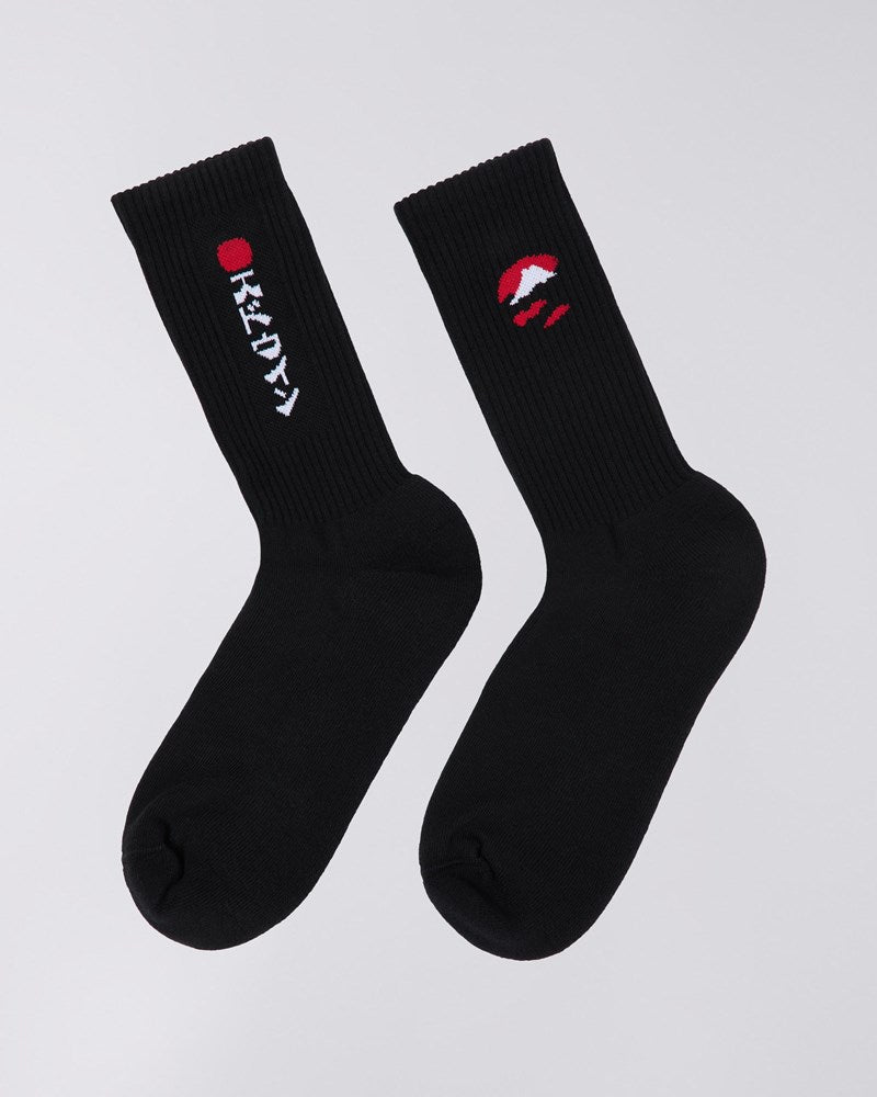 Edwin Kamifuji Socks - Black