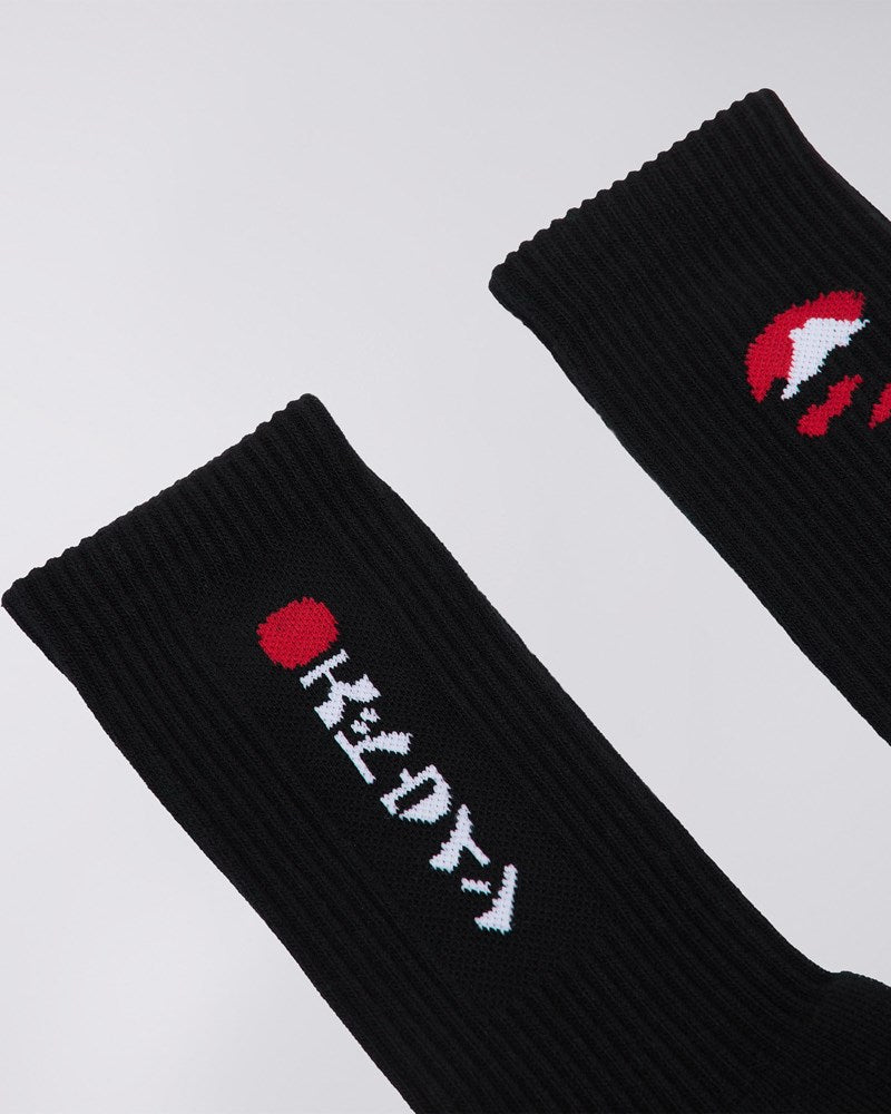 Edwin Kamifuji Socks - Black