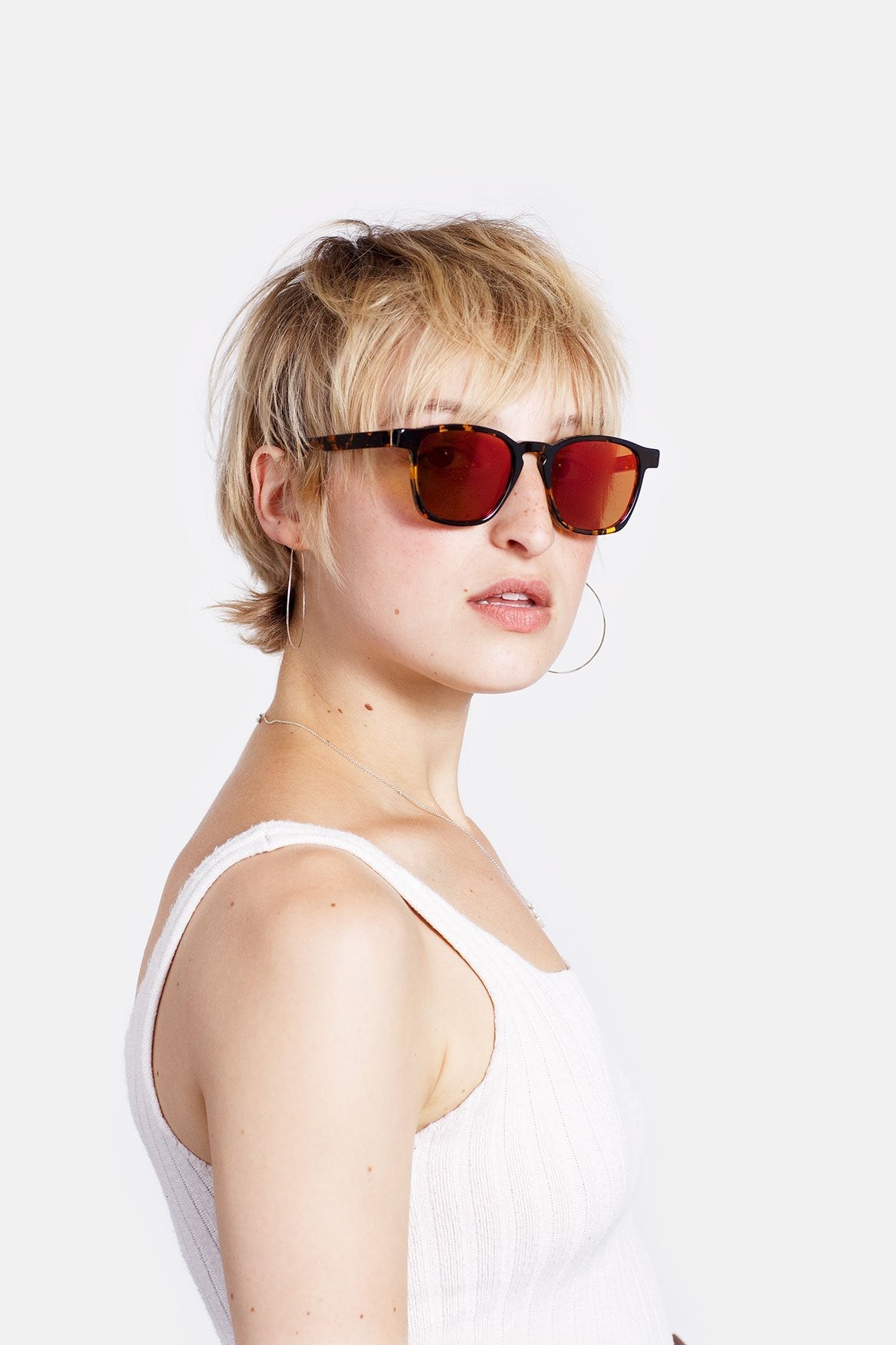RETROSUPERFUTURE Unico Red Mirror 50 sunglasses