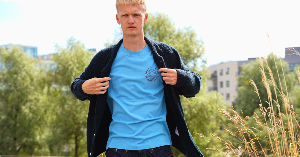 Outfit #034: navy lag og blå toner med Edwin hos Packyard