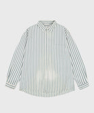MELANGE STRIPE SHIRT - SKY BLUE