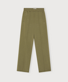 Track Straight Leg Pants Olive - Organic Basics