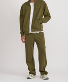 Track Zip Jacket Olive