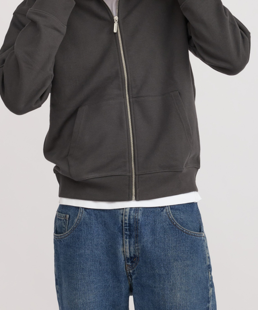 Weekend Zip Hoodie Slate