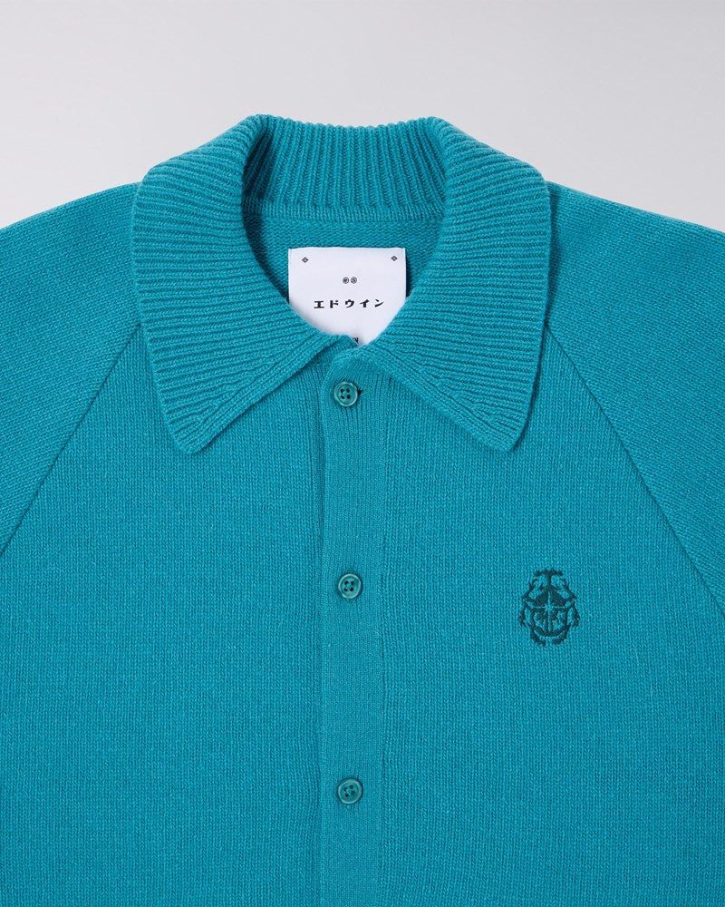 Edwin Mars Polo Cardigan