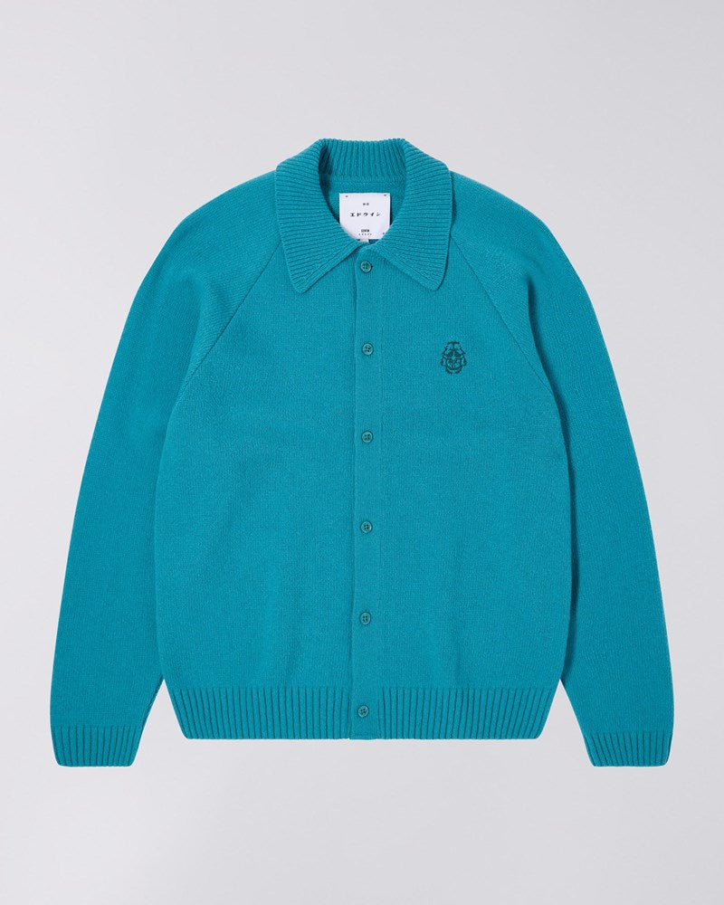 Edwin Mars Polo Cardigan