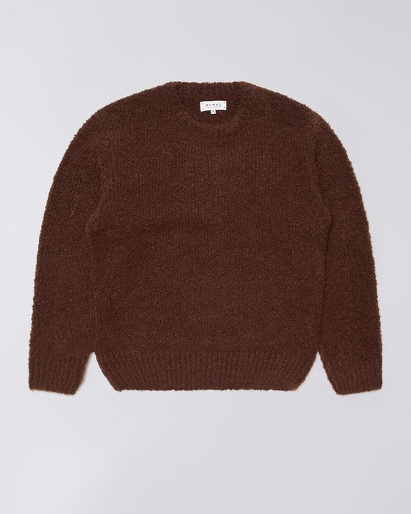 Dun Textured Sweater - Rum Raisin