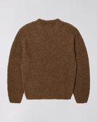 Edwin Dun Textured Sweater - Boxy Strik i Taupe