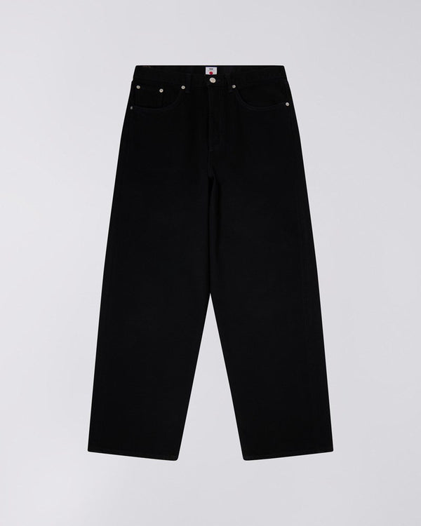 Wide Pant - Kaihara Black Denim Unwashed Made in Japan