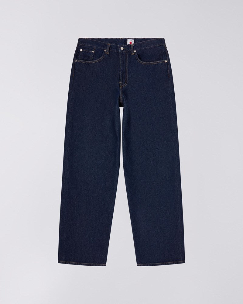 Edwin Wide Pant Blue Rinsed Denim - Made in Japan Premium Jeans
