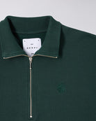 Edwin KOJI Half Zip Sweat Green Gables