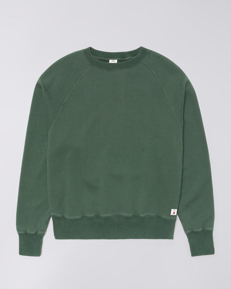 Raglan-Sleeve Crew - Green