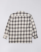 Open Collar Shirt Ls-Beige/Black