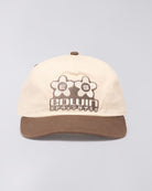 Sakura 5 Panel Cap - Brown / Beige