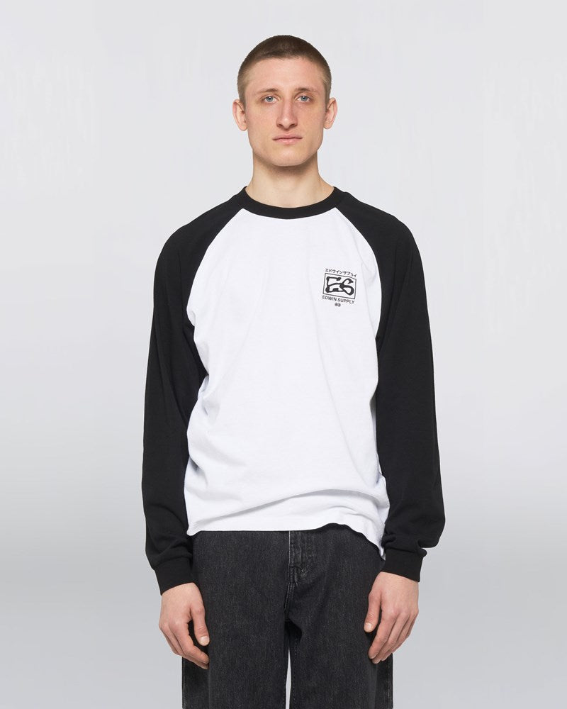 Alec T-Shirt Ls - White/Black