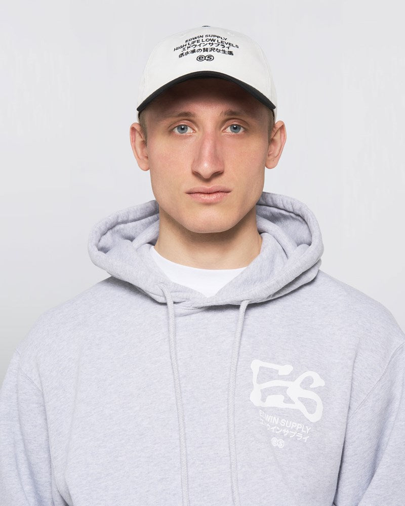Sapurai 6 Panel Cap - White/Black