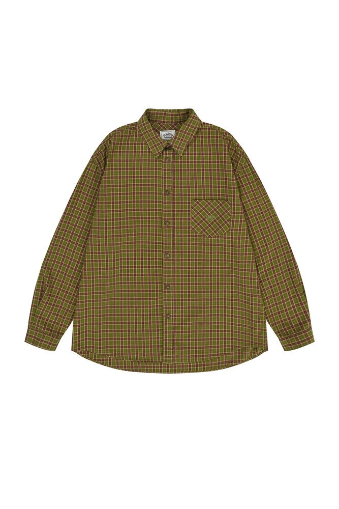 Nomad Plaid Shirt-Green