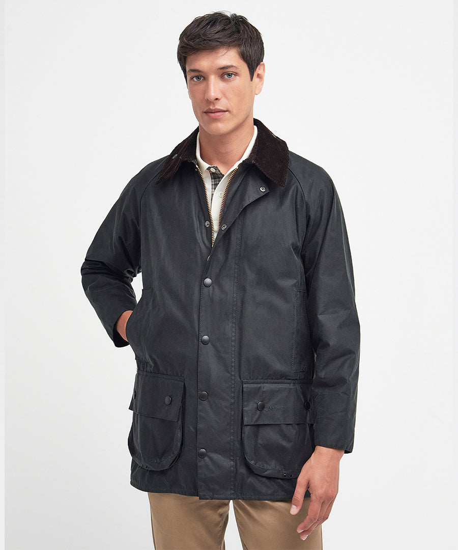 Beaufort Wax Jacket Sage | Barbour | jackets – Packyard