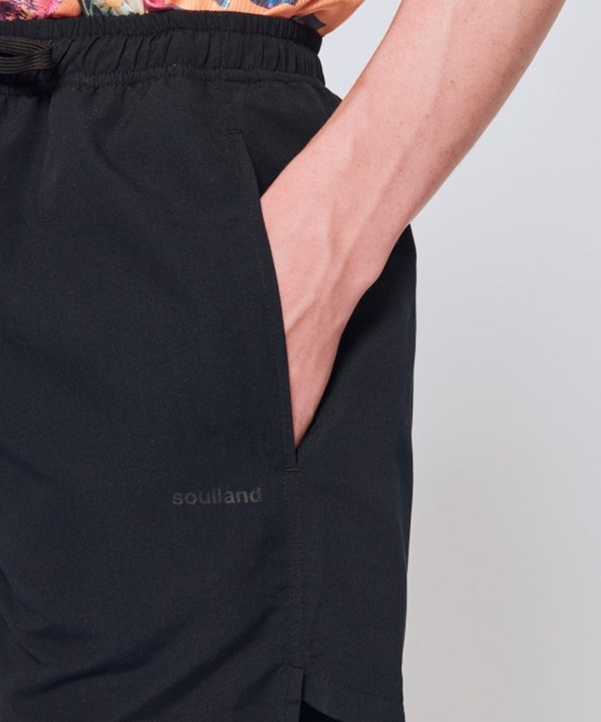 Soulland William Black Shorts