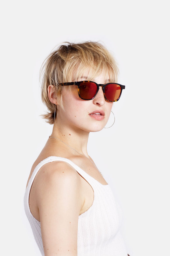 RETROSUPERFUTURE Unico Red Mirror 54 sunglasses
