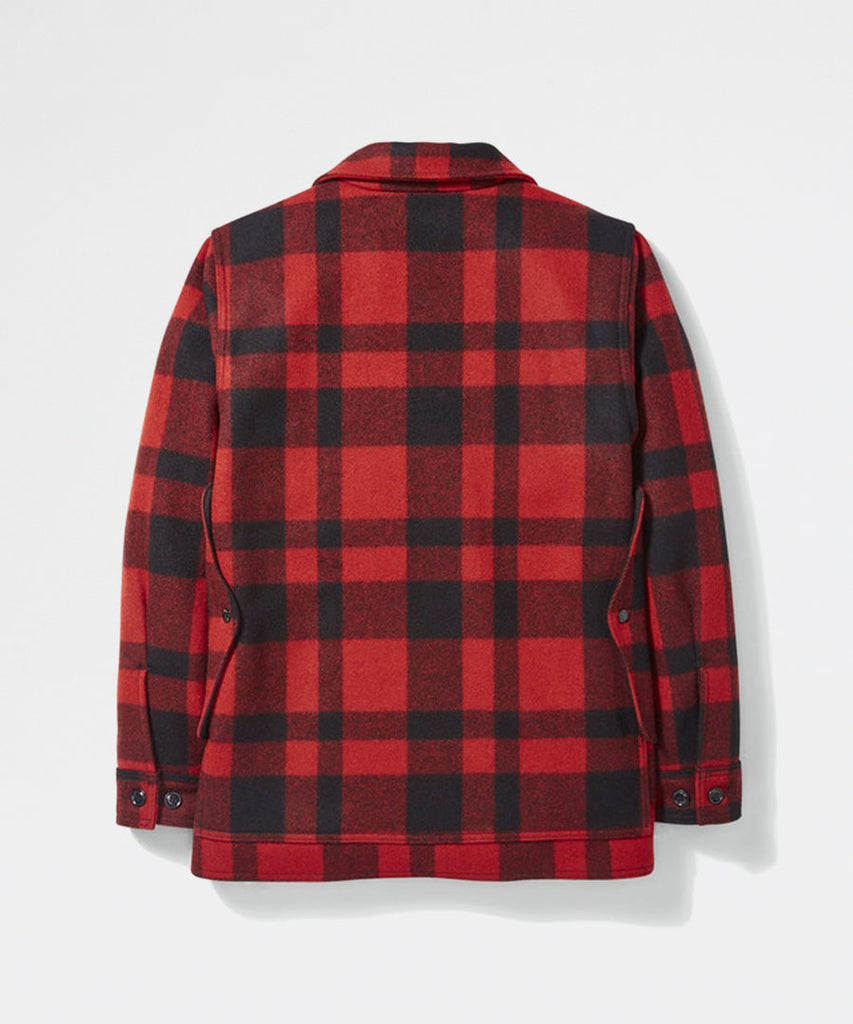 Filson Mackinaw Cruiser Red Black jackets