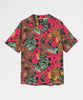 Stussy Watercolor Flower Shirt Black shirts