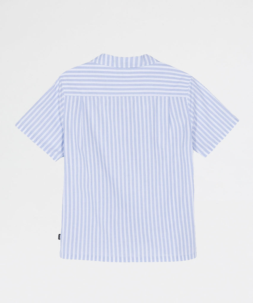 Stussy Open Collar SS Shirt Blue shirts