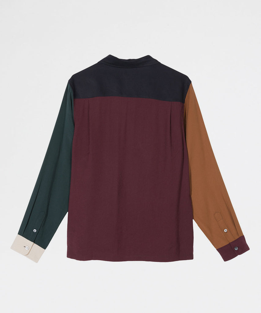 Stussy Color Block Rayon Shirt Multi shirts