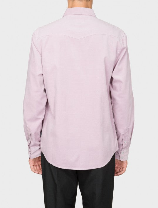 Stussy Western LS Shirt - Mauve shirts