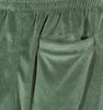 Stussy Velour Shorts Green UDSOLGT