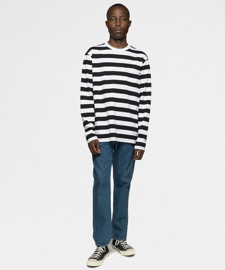Stussy Rudy Striped LS Crew t-shirts
