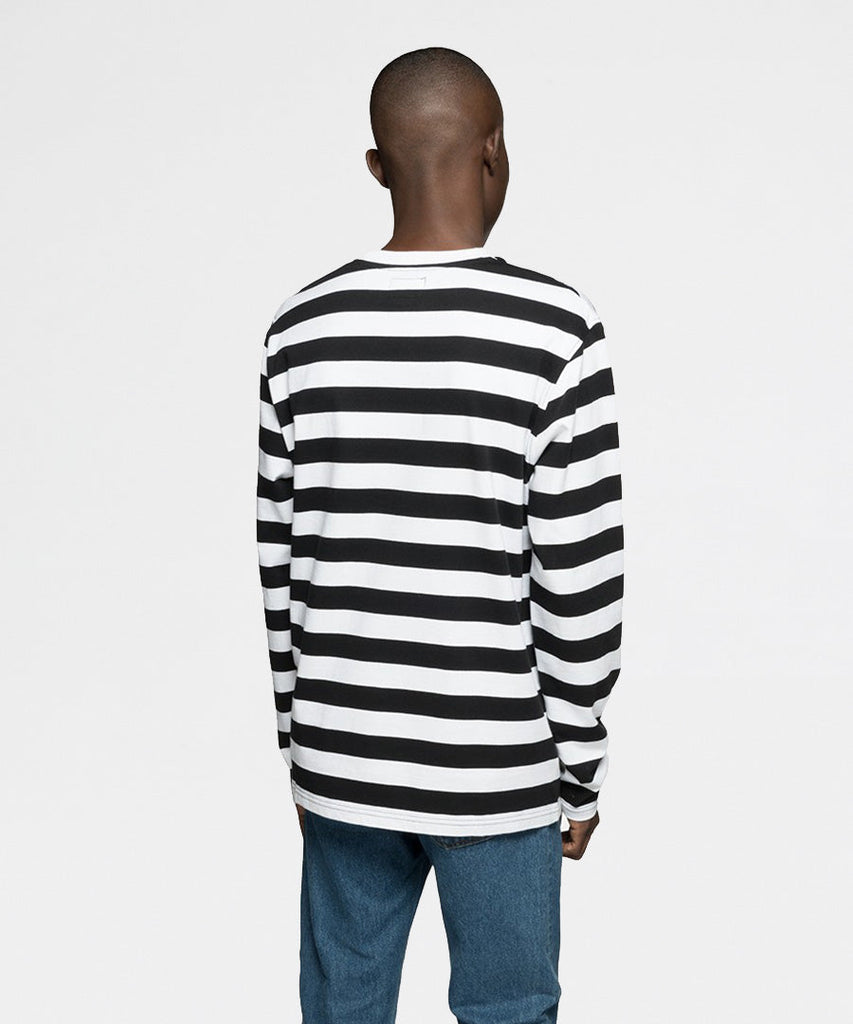 Stussy Rudy Striped LS Crew t-shirts