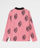 Stussy Mask LS Polo Pink knitwear