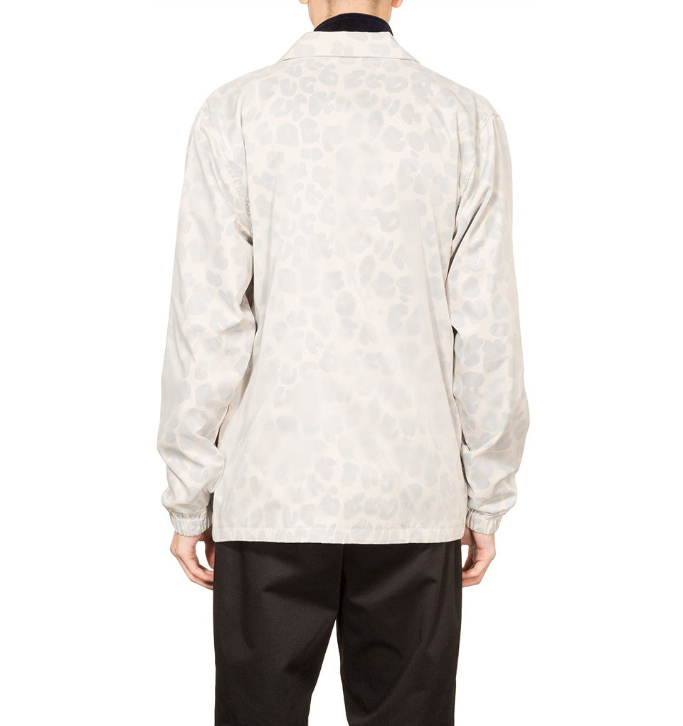 Stussy TranSlucent Coach Jacket Leopard jackets
