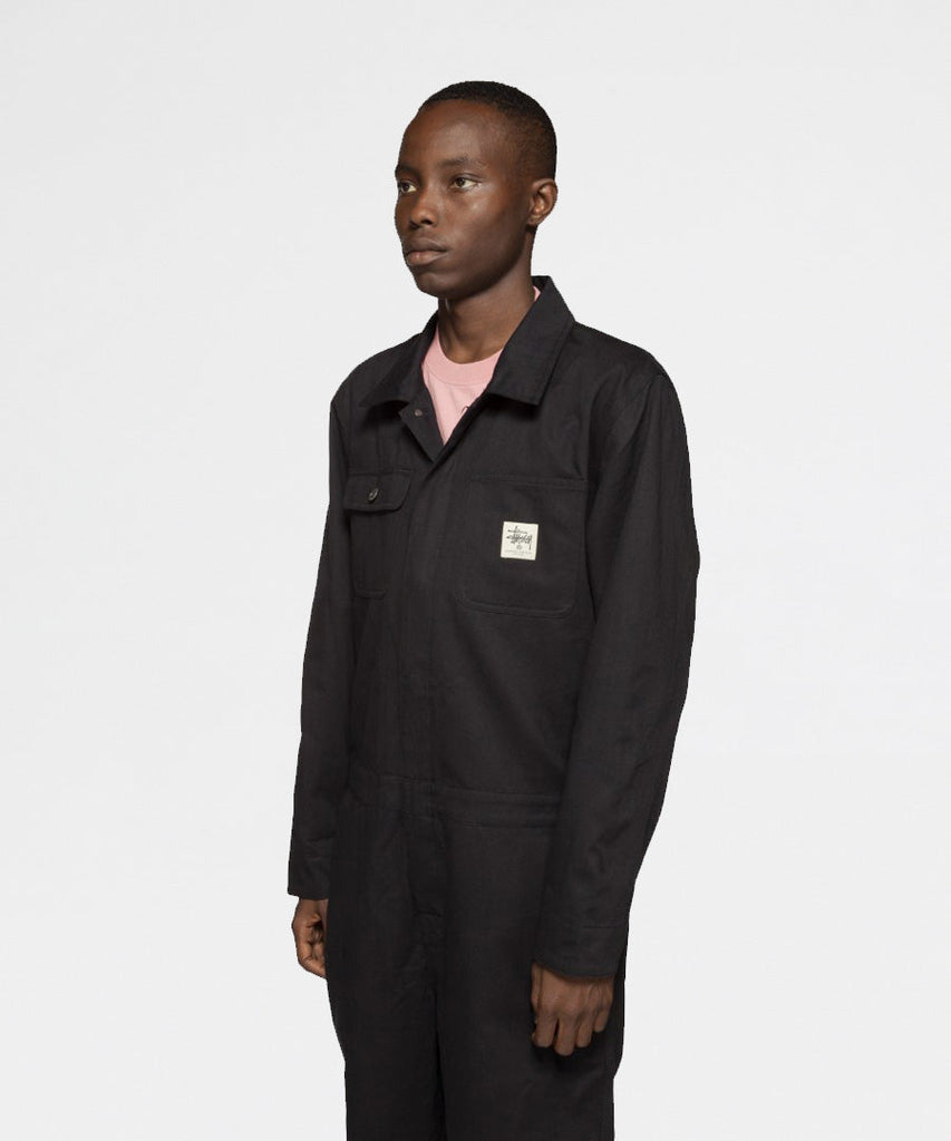 Stussy Herringbone Coverall Black trousers