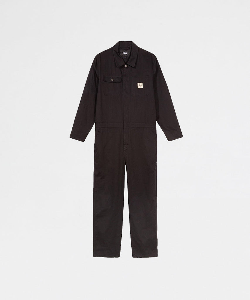 Stussy Herringbone Coverall Black trousers