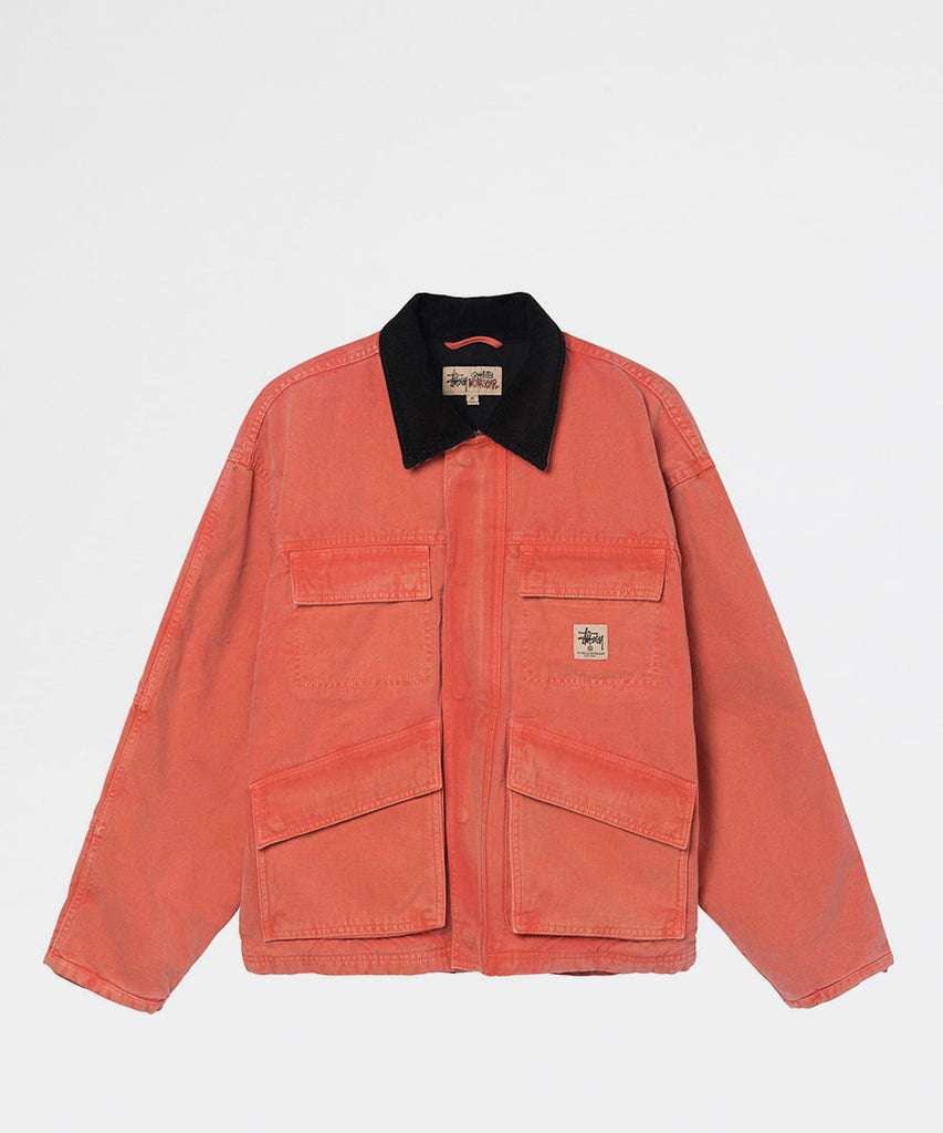 Washed Canvas Shop Jacket from Stussy | Shop at Stussy Packyard