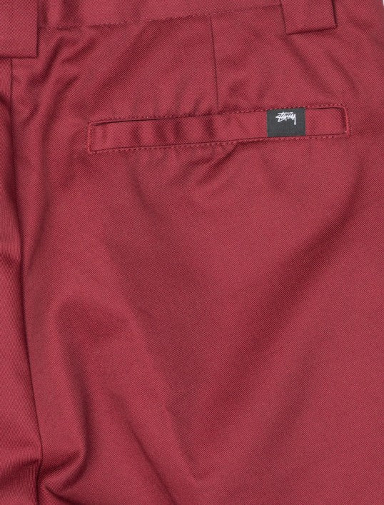 Stussy Big Boi Pant - Burgundy UDSOLGT