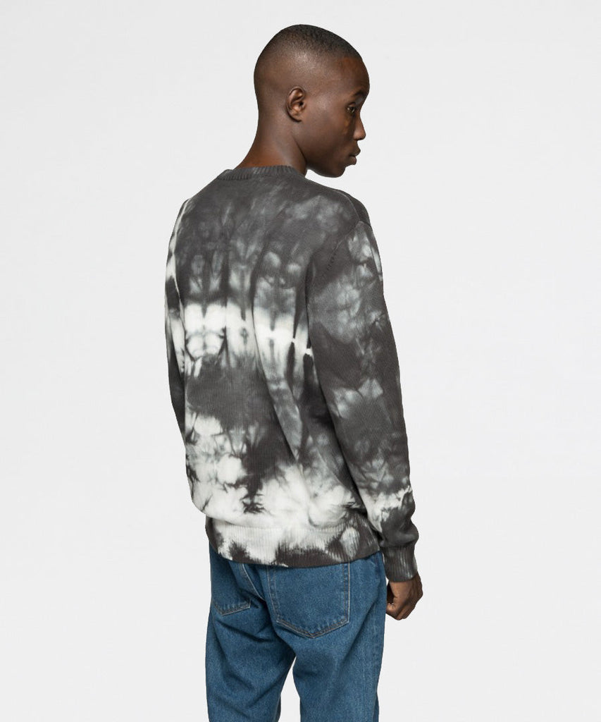 Stussy Bleached Dye Sweater Black knitwear
