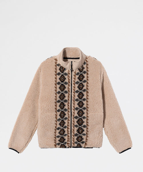 Lima Jacquard Sherpa Jacket | Shop Stussy at packyard– Packyard