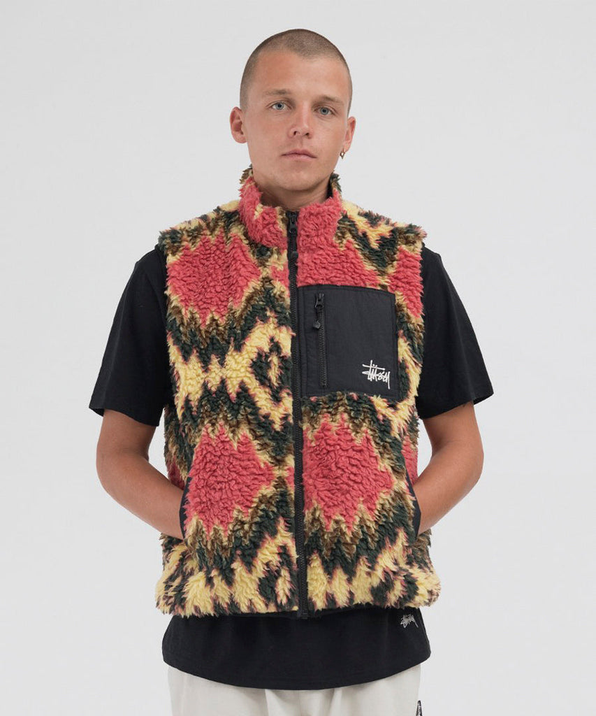 Fillmore Sherpa Vest from Stussy | Shop at Stussy Packyard