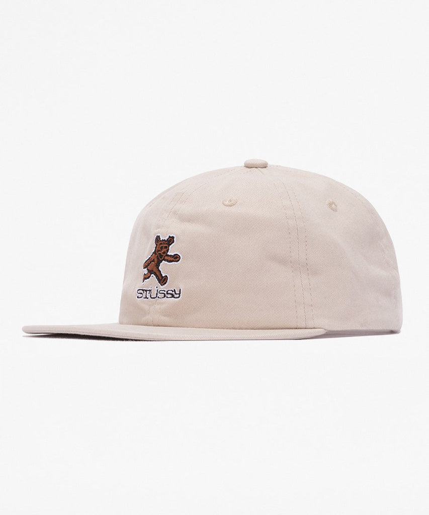 Stussy Stussy Bear Strapback Cap Tan UDSOLGT