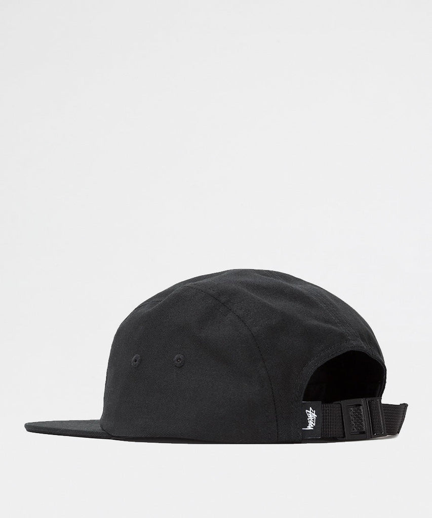Stussy Stock Camp Cap Black UDSOLGT