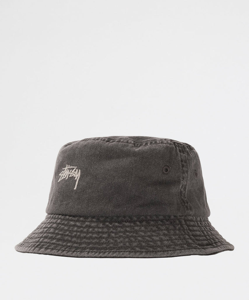 Stussy Stock Washed Bucket Hat Black Caps & Bucket hats