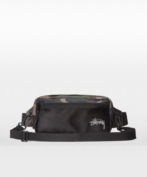 Stussy Stock Side Bag - Woodland Camo UDSOLGT