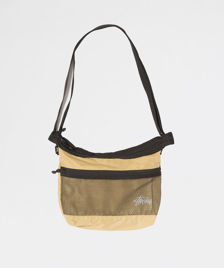 Stussy Light Weight Shoulder Bag Gold Bæltetasker