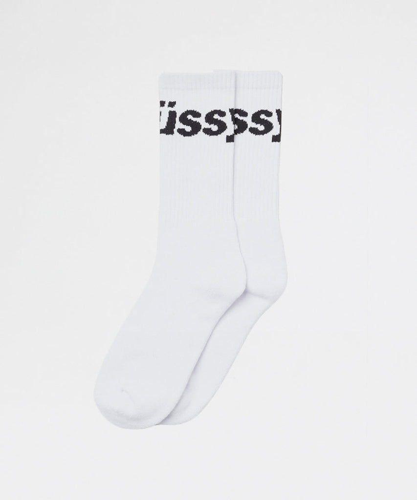 Stussy Jacquard Logo Socks White OS socks